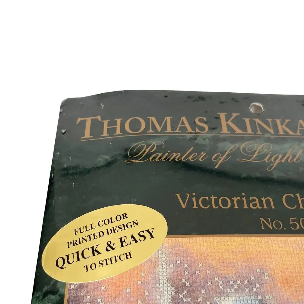 Candamar Designs Thomas Kinkade Victorian Christmas II Cross Stitch 50963 New